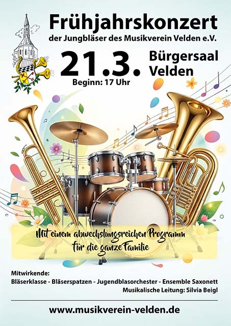 Frühjahrskonzert der Bläserjugend